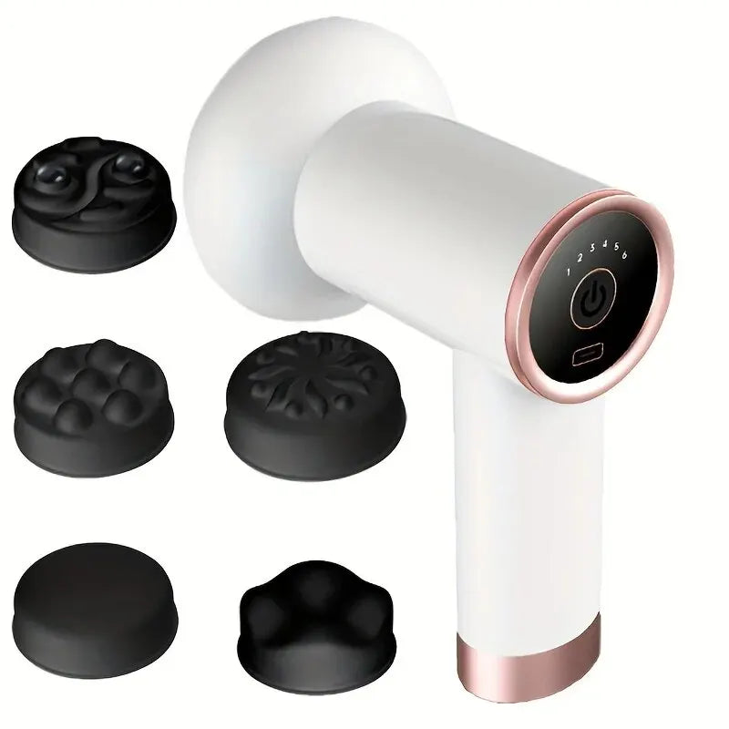 Kabelloses Körpermassagegerät mit 5 Wechselaufsätzen